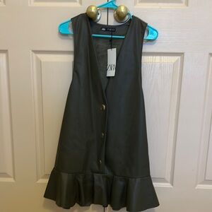 Zara Kids Gray Sleeveless Dress